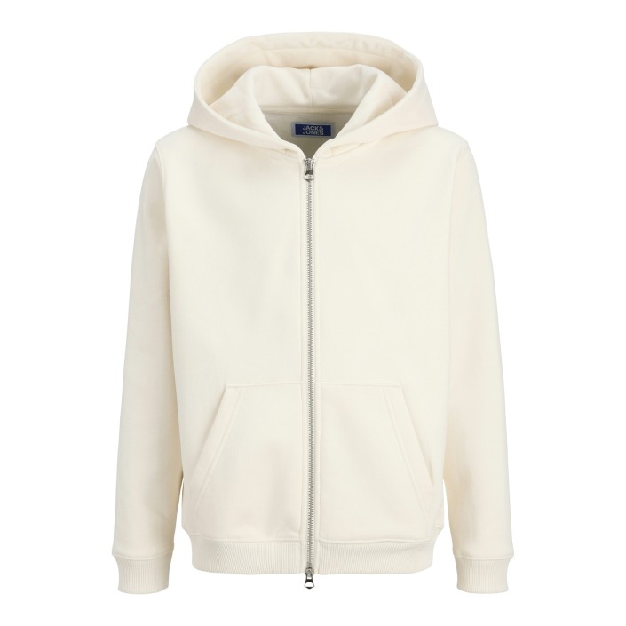 jack en jones boys JORBEDFORD SWEAT ZIP HOOD JNR Antique White | Freewear JORBEDFORD SWEAT ZIP HOOD JNR - www.freewear.nl - Freewear
