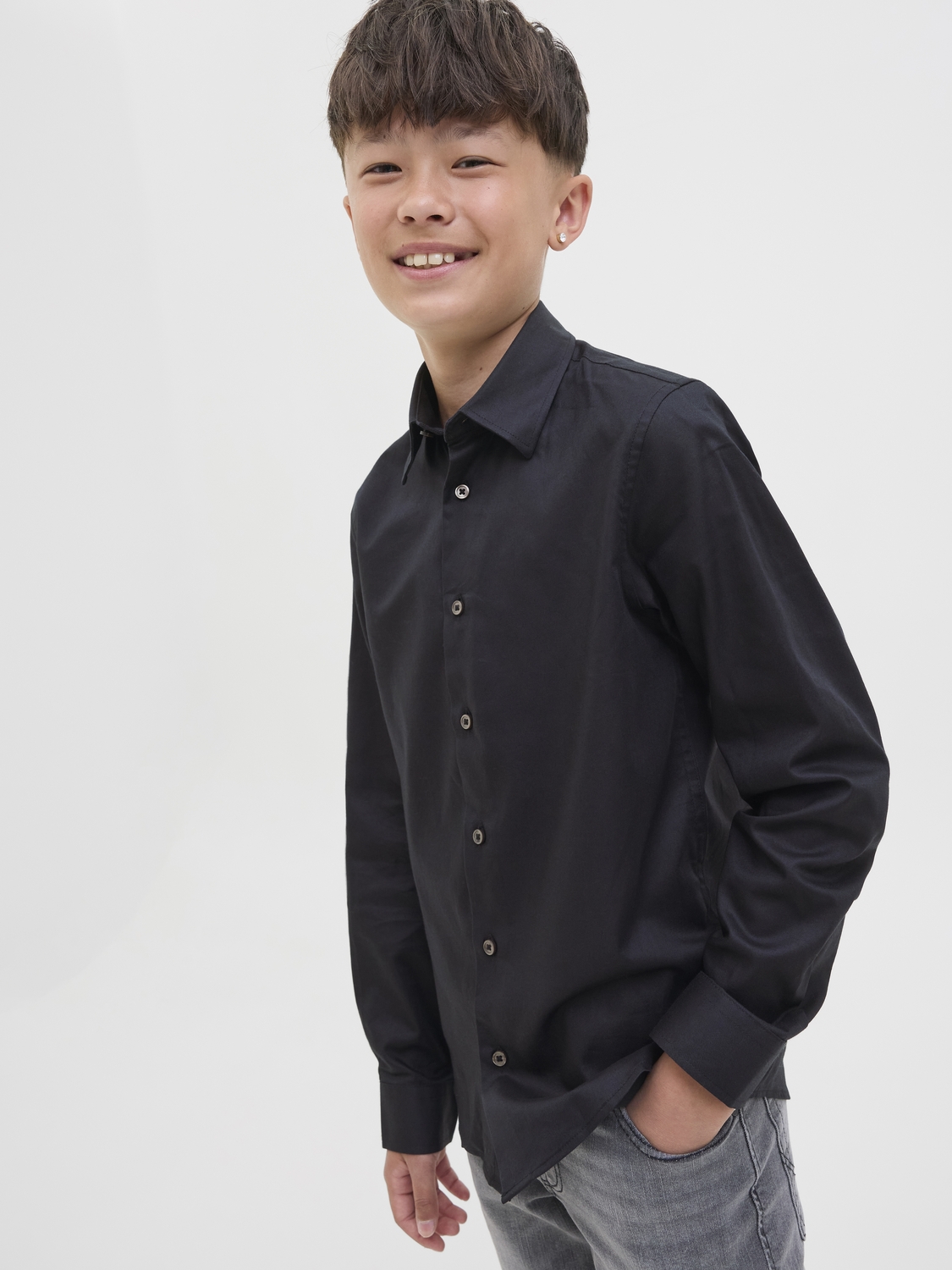 Jack en jones boys Jjnico Shirt Ls Styd Jnr