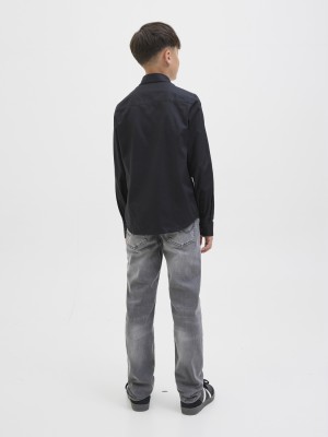 jack en jones boys JJNICO SHIRT LS STYD JNR Black | Freewear JJNICO SHIRT LS STYD JNR - www.freewear.nl - Freewear