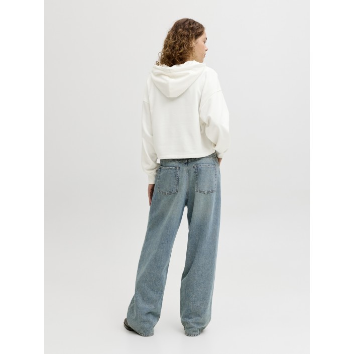 JACK&JONES ORIGINALS JXMERLE RLX SHORT HOOD SWT Vanilla Ice/GOLDEN GATE | Freewear JXMERLE RLX SHORT HOOD SWT - www.freewear.nl - Freewear