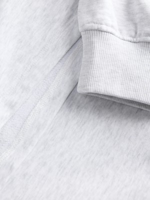 JACK&JONES ORIGINALS JXMERLE RLX SHORT HOOD SWT White Melange/NEWPORT | Freewear JXMERLE RLX SHORT HOOD SWT - www.freewear.nl - Freewear