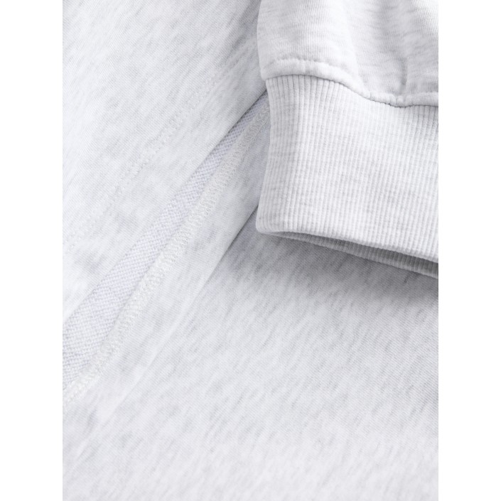 JACK&JONES ORIGINALS JXMERLE RLX SHORT HOOD SWT White Melange/NEWPORT | Freewear JXMERLE RLX SHORT HOOD SWT - www.freewear.nl - Freewear