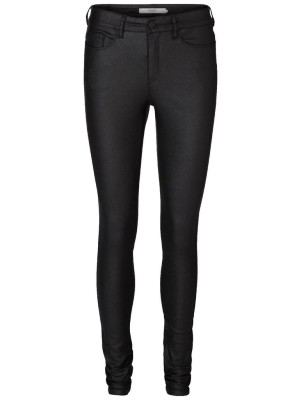 Vero Moda VMSEVEN NW SS SMOOTH COATED PANTS N Black/COATED | Freewear