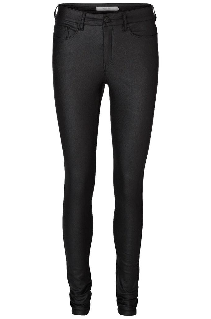 Vero Moda Vmseven Nw Ss Smooth Coated Pants N