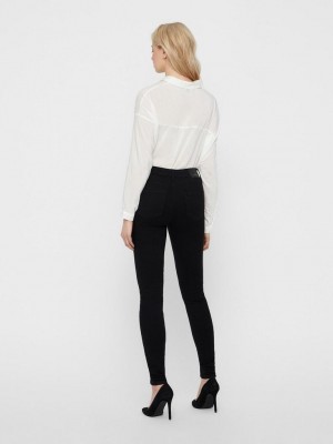 Vero Moda VMSEVEN NW S SHAPE UP JEANS VI506 N Black | Freewear VMSEVEN NW S SHAPE UP JEANS VI506 N - www.freewear.nl - Freewear