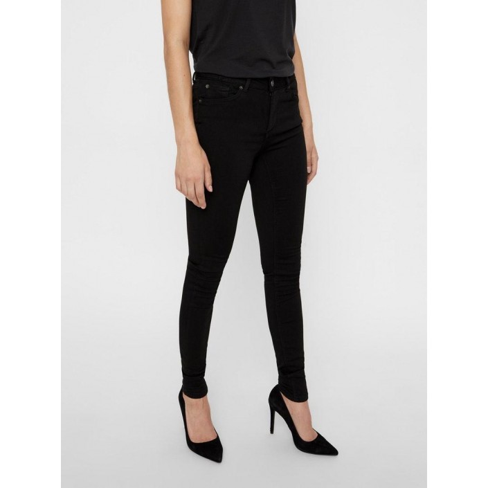 Vero Moda VMLUX NW SUPER SLIM JEANS BA037 NOO Black | Freewear VMLUX NW SUPER SLIM JEANS BA037 NOO - www.freewear.nl - Freewear