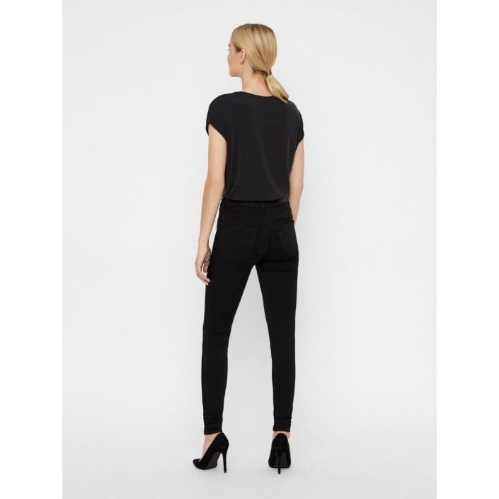 Vero Moda VMLUX NW SUPER SLIM JEANS BA037 NOO Black | Freewear VMLUX NW SUPER SLIM JEANS BA037 NOO - www.freewear.nl - Freewear