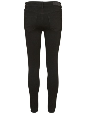 Vero Moda VMLUX NW SUPER SLIM JEANS BA037 NOO Black | Freewear VMLUX NW SUPER SLIM JEANS BA037 NOO - www.freewear.nl - Freewear