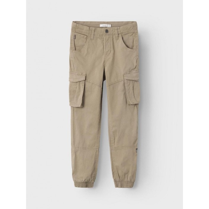 NAME IT KIDS NKMRYAN CARGO R TWI PANT 2222-BA NO: Elephant Skin | Freewear  | Freewear