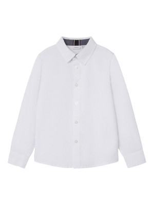 NAME IT KIDS NKMNEWSA LS SHIRT NOOS Bright White | Freewear NKMNEWSA LS SHIRT NOOS - www.freewear.nl - Freewear