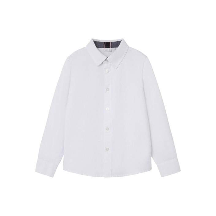 NAME IT KIDS NKMNEWSA LS SHIRT NOOS Bright White | Freewear NKMNEWSA LS SHIRT NOOS - www.freewear.nl - Freewear