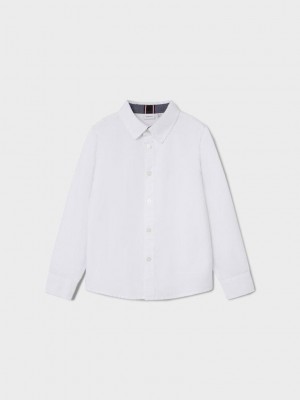 NAME IT KIDS NKMNEWSA LS SHIRT NOOS Bright White | Freewear NKMNEWSA LS SHIRT NOOS - www.freewear.nl - Freewear