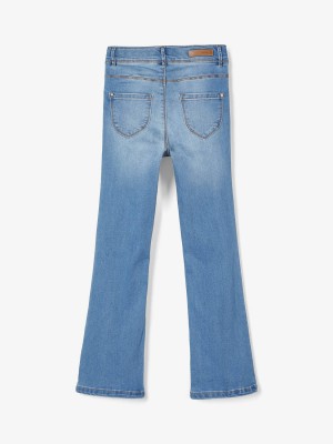 NAME IT KIDS NKFPOLLY DNMTRILLAS 2460 HW BO PANT: Medium Blue Denim | Freewear NKFPOLLY DNMTRILLAS 2460 HW BO PANT: - www.freewear.nl - Freewear