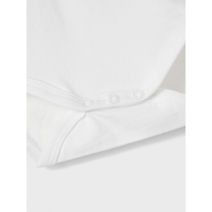 Name It NBMHOLGER LS POLO BODY NOOS Bright White | Freewear NBMHOLGER LS POLO BODY NOOS - www.freewear.nl - Freewear