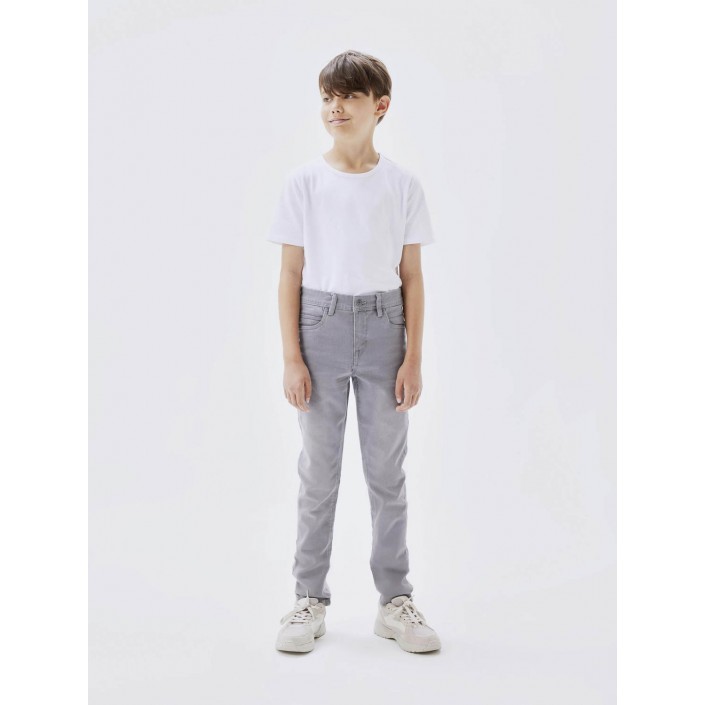 NAME IT KIDS NKMSILAS DNMTAX PANT NOOS Medium Grey Denim | Freewear NKMSILAS DNMTAX PANT NOOS - www.freewear.nl - Freewear