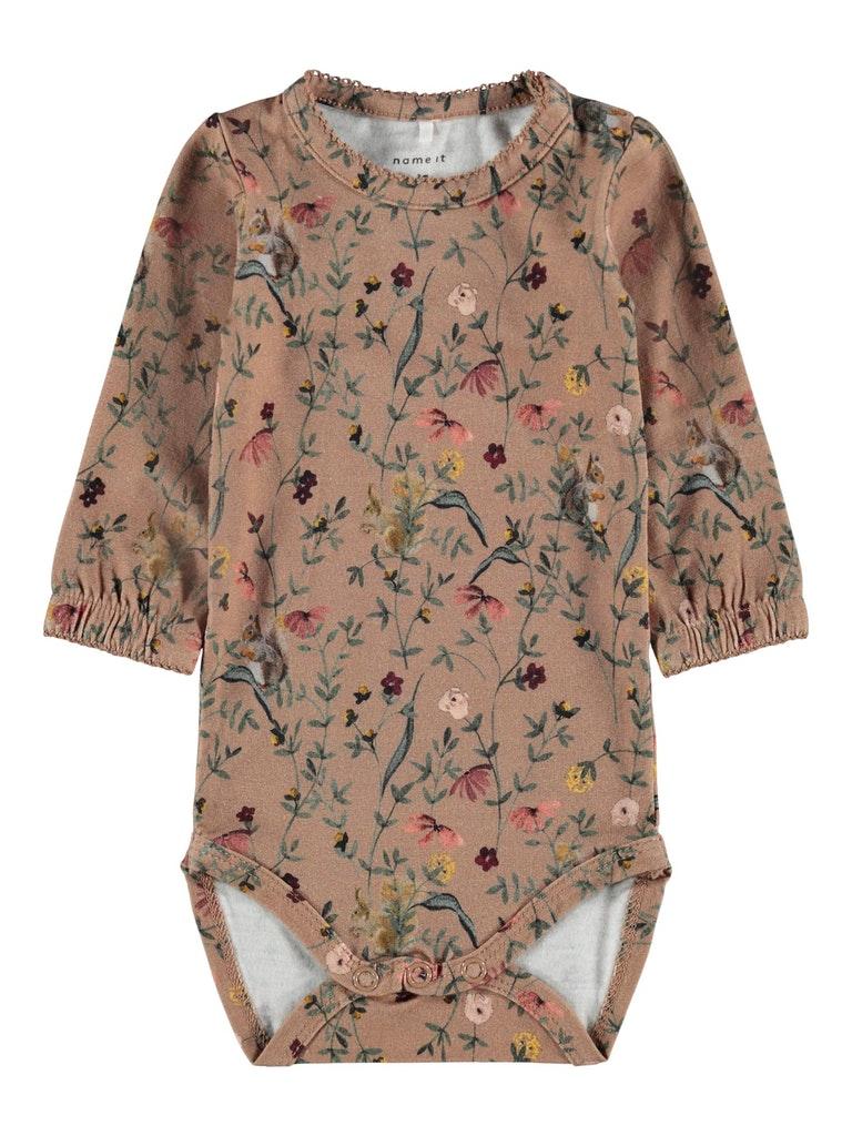 Name It Romper Rachel Cafe Au Lait