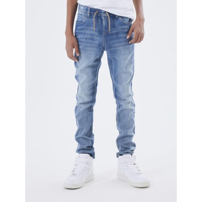 NAME IT KIDS NKMRYAN SLIM SWE JEANS 3370-TH NOOS Light Blue Denim | Freewear NKMRYAN SLIM SWE JEANS 3370-TH NOOS - www.freewear.nl - Freewear