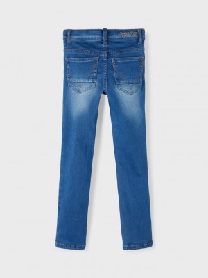 NAME IT KIDS NKMTHEO DNMCLAS PANT NOOS Medium Blue Denim | Freewear NKMTHEO DNMCLAS PANT NOOS - www.freewear.nl - Freewear