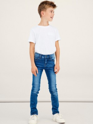 NAME IT KIDS NKMTHEO DNMCLAS PANT NOOS Medium Blue Denim | Freewear NKMTHEO DNMCLAS PANT NOOS - www.freewear.nl - Freewear