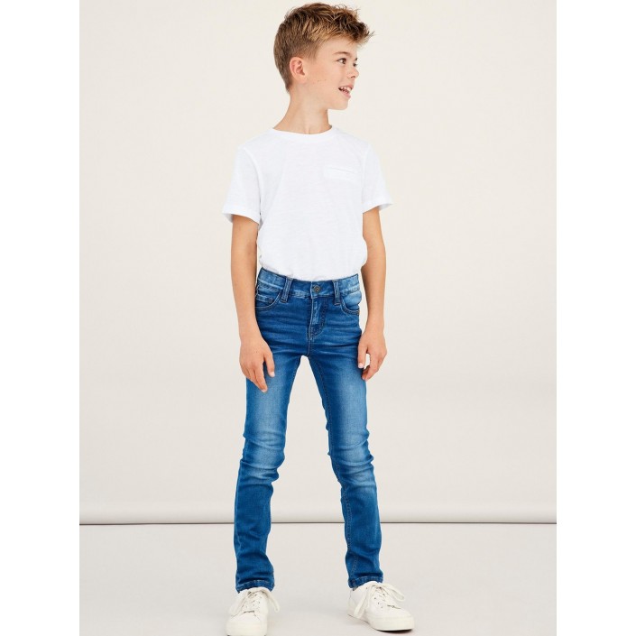 NAME IT KIDS NKMTHEO DNMCLAS PANT NOOS Medium Blue Denim | Freewear NKMTHEO DNMCLAS PANT NOOS - www.freewear.nl - Freewear