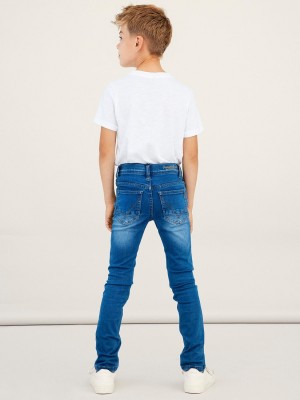 NAME IT KIDS NKMTHEO DNMCLAS PANT NOOS Medium Blue Denim | Freewear NKMTHEO DNMCLAS PANT NOOS - www.freewear.nl - Freewear