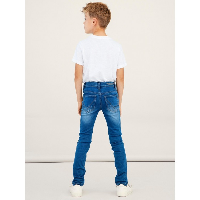 NAME IT KIDS NKMTHEO DNMCLAS PANT NOOS Medium Blue Denim | Freewear NKMTHEO DNMCLAS PANT NOOS - www.freewear.nl - Freewear