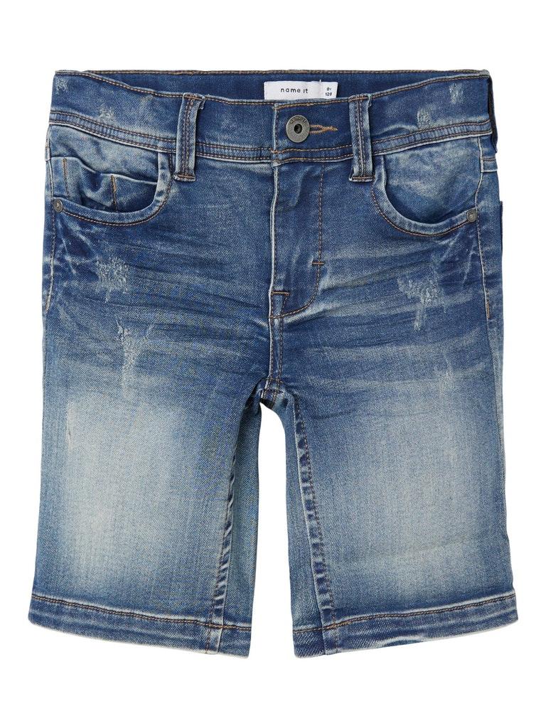 Name It KIDS jongens short Theo Xslim Fit Medium Blue Denim