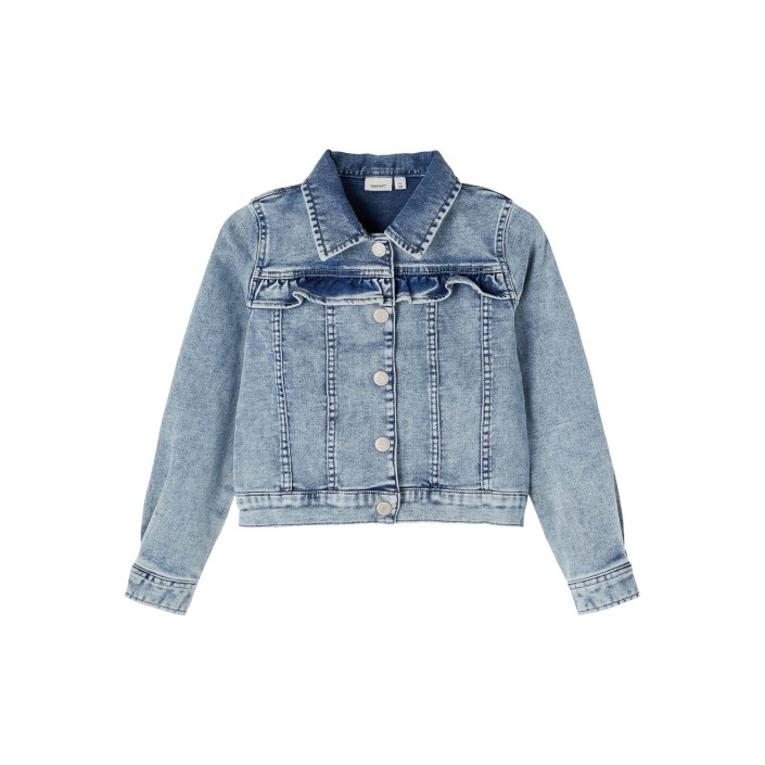 NAME IT KIDS NKFTALLI DNM1677 SWE JACKET NOOS Light Blue Denim | Freewear NKFTALLI DNM1677 SWE JACKET NOOS - www.freewear.nl - Freewear