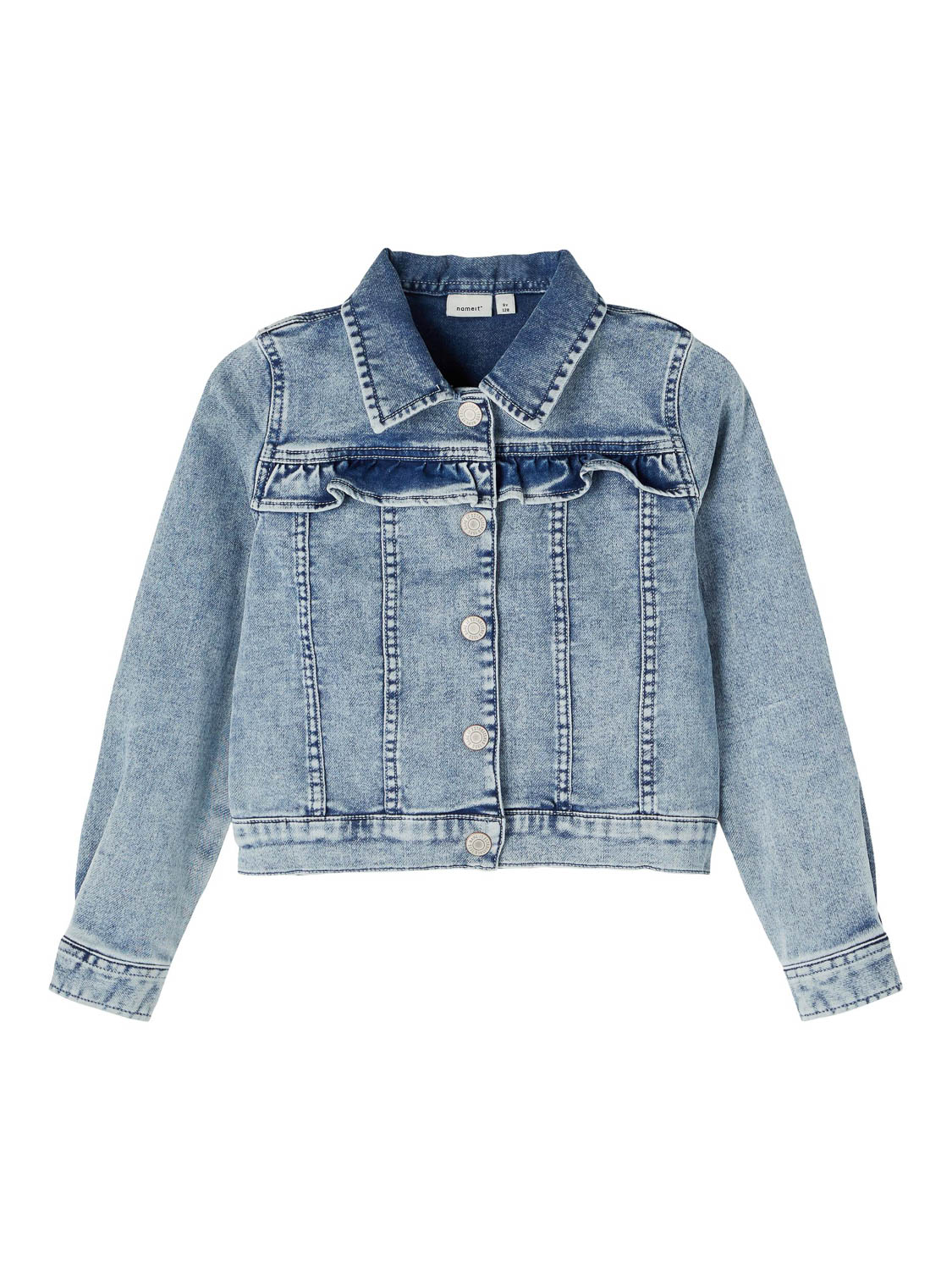 NAME IT NKFTALLI DNM1677 SWE JACKET Meisjes Jas - Maat 158