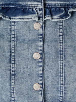 NAME IT KIDS NKFTALLI DNM1677 SWE JACKET NOOS Light Blue Denim | Freewear NKFTALLI DNM1677 SWE JACKET NOOS - www.freewear.nl - Freewear