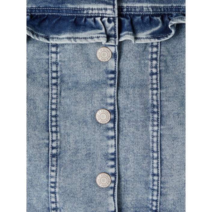 NAME IT KIDS NKFTALLI DNM1677 SWE JACKET NOOS Light Blue Denim | Freewear NKFTALLI DNM1677 SWE JACKET NOOS - www.freewear.nl - Freewear