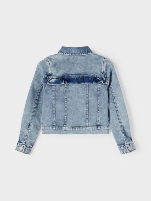 NAME IT KIDS NKFTALLI DNM1677 SWE JACKET NOOS Light Blue Denim | Freewear NKFTALLI DNM1677 SWE JACKET NOOS - www.freewear.nl - Freewear