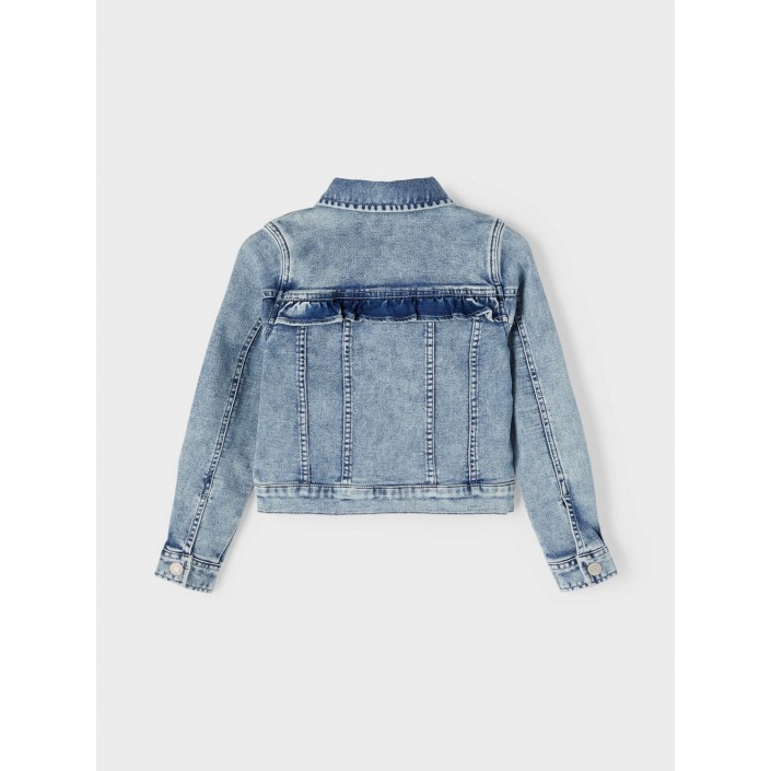 NAME IT KIDS NKFTALLI DNM1677 SWE JACKET NOOS Light Blue Denim | Freewear NKFTALLI DNM1677 SWE JACKET NOOS - www.freewear.nl - Freewear