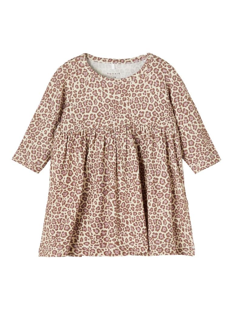 name it NBFTRINE LS DRESS NOOS Meisjes Jurk - Maat 62
