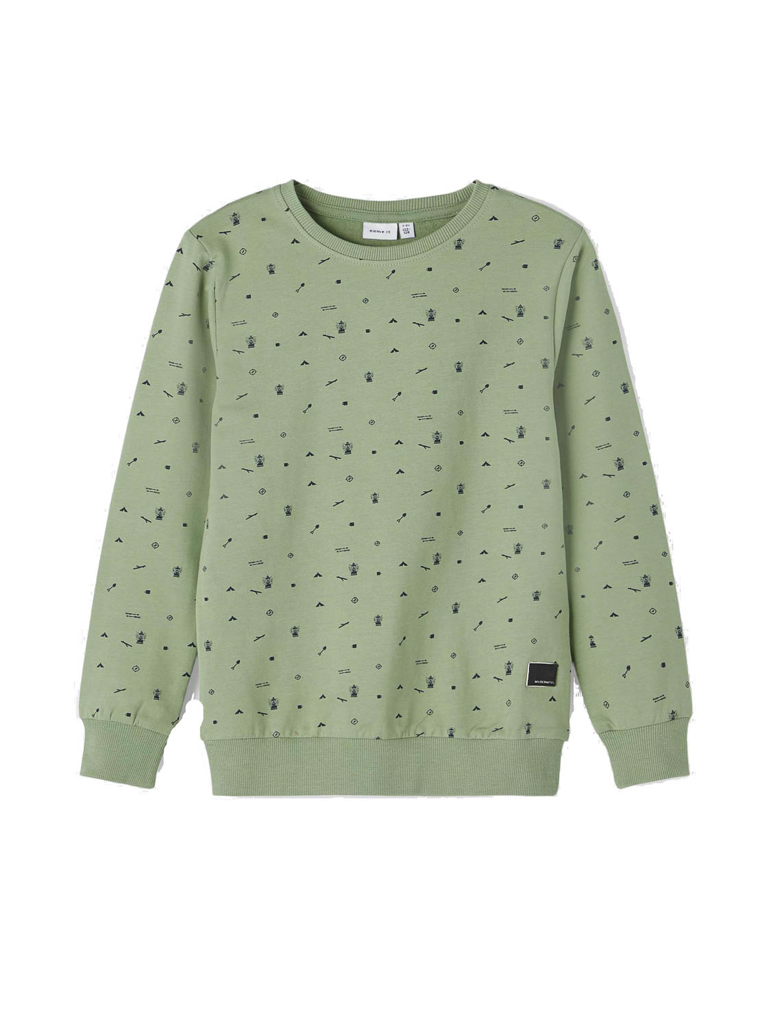 name it NKMDUKKEL LS SWEAT UNB BOX Jongens Trui - Maat 146/152