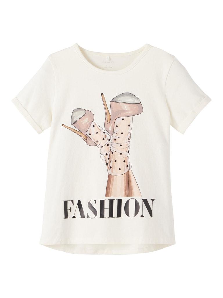 name it NKFICON FINA SS TOP MOB Meisjes T-Shirt - Maat 122/128