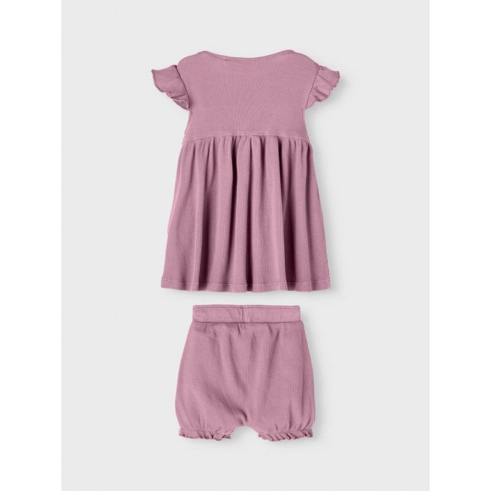 Name It NBFJONNA CAPSL DRESS SET Lilas | Freewear NBFJONNA CAPSL DRESS SET - www.freewear.nl - Freewear