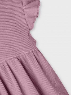 Name It NBFJONNA CAPSL DRESS SET Lilas | Freewear NBFJONNA CAPSL DRESS SET - www.freewear.nl - Freewear