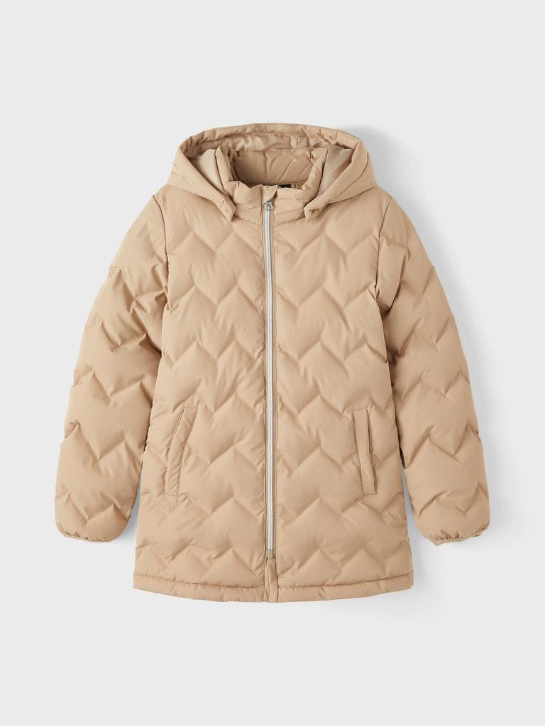 NMFMALENE PUFFER JACKET CAMP - Beige - 86