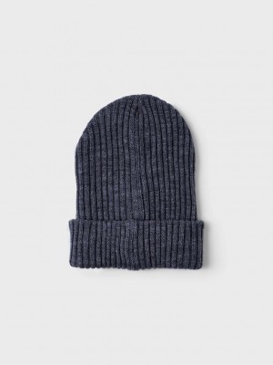 NAME IT KIDS NKNMILAN KNIT HAT2 NOOS Dark Sapphire | Freewear NKNMILAN KNIT HAT2 NOOS - www.freewear.nl - Freewear