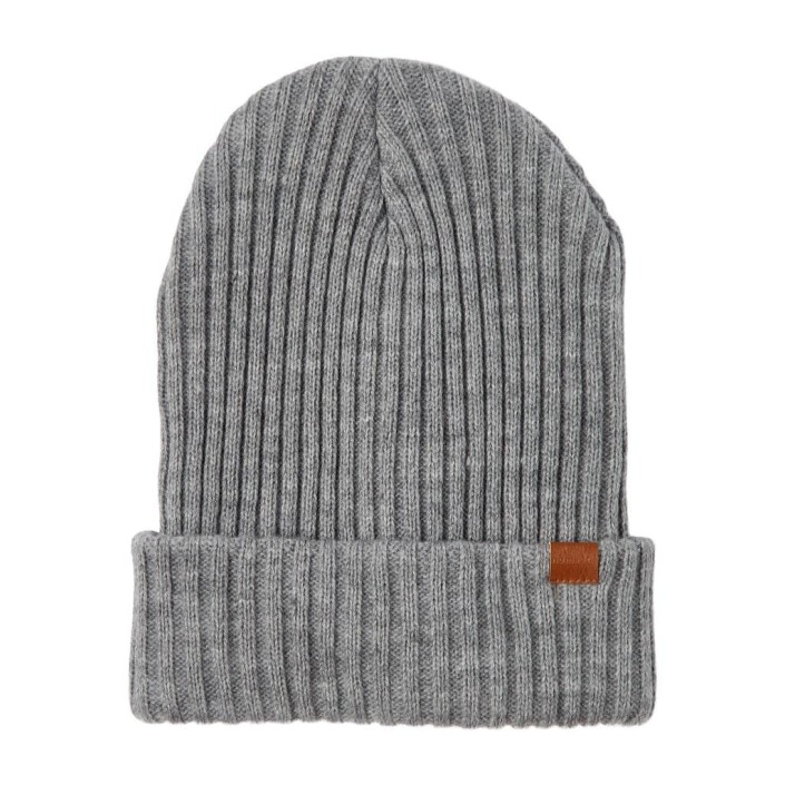 NAME IT KIDS NKNMILAN KNIT HAT2 NOOS Grey Melange | Freewear NKNMILAN KNIT HAT2 NOOS - www.freewear.nl - Freewear