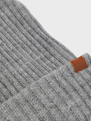 NAME IT KIDS NKNMILAN KNIT HAT2 NOOS Grey Melange | Freewear NKNMILAN KNIT HAT2 NOOS - www.freewear.nl - Freewear