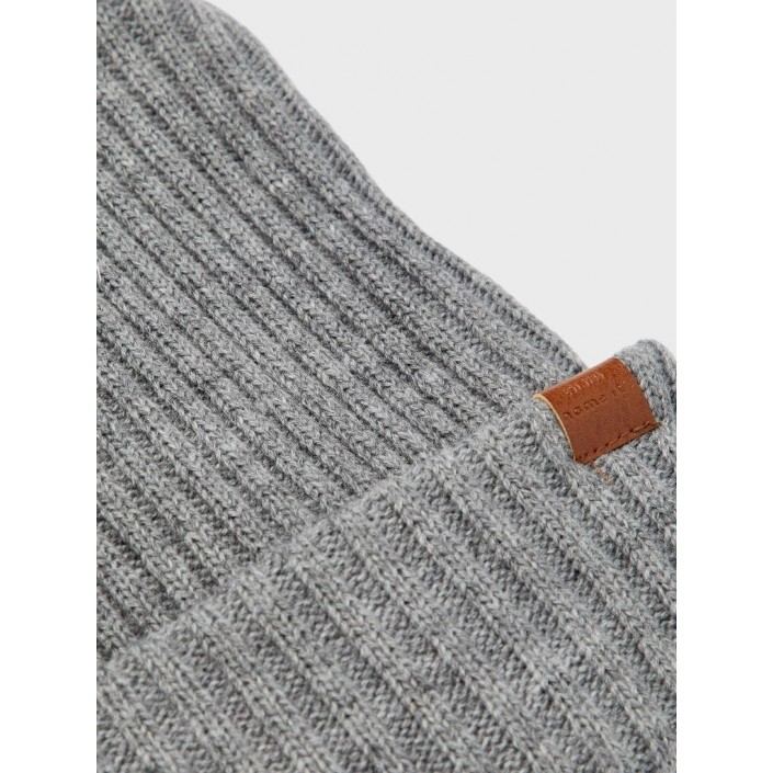 NAME IT KIDS NKNMILAN KNIT HAT2 NOOS Grey Melange | Freewear NKNMILAN KNIT HAT2 NOOS - www.freewear.nl - Freewear