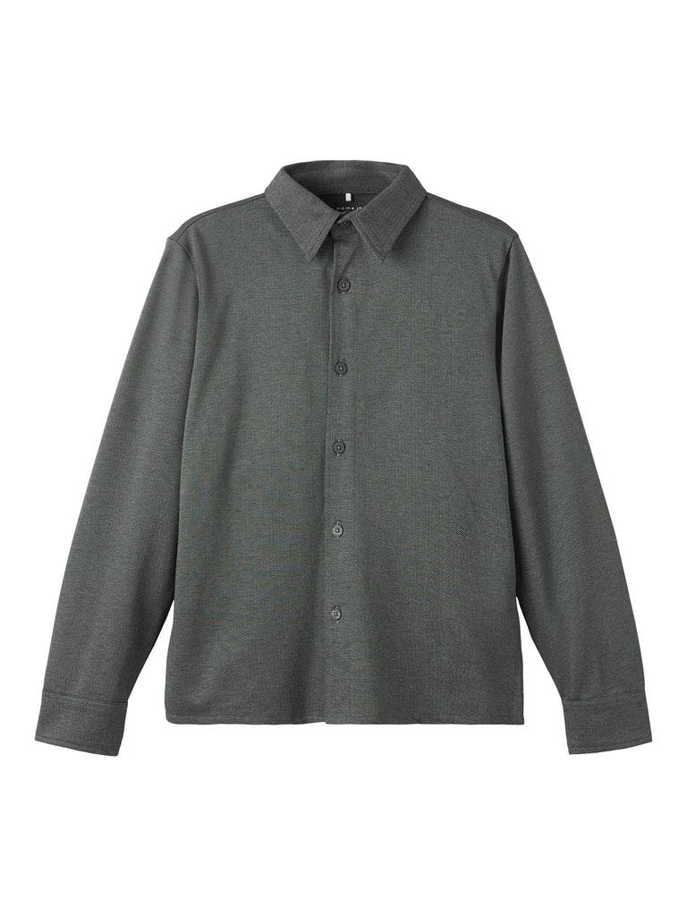 Name It Overhemd Nkmnebron Ls Shirt Noos 13208580 Balsam Green