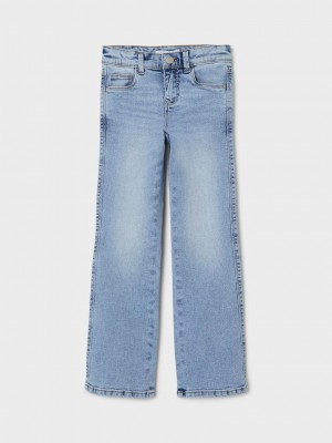 NAME IT KIDS NKFPOLLY SKINNY BOOT JEANS 1142-AU : Light Blue Denim | Freewear NKFPOLLY SKINNY BOOT JEANS 1142-AU : - www.freewear.nl - Freewear