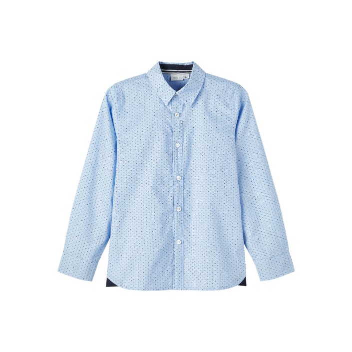 NAME IT KIDS NKMRIZA LS SHIRT R Serenity/DOTS | Freewear NKMRIZA LS SHIRT R - www.freewear.nl - Freewear