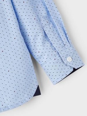 NAME IT KIDS NKMRIZA LS SHIRT R Serenity/DOTS | Freewear NKMRIZA LS SHIRT R - www.freewear.nl - Freewear