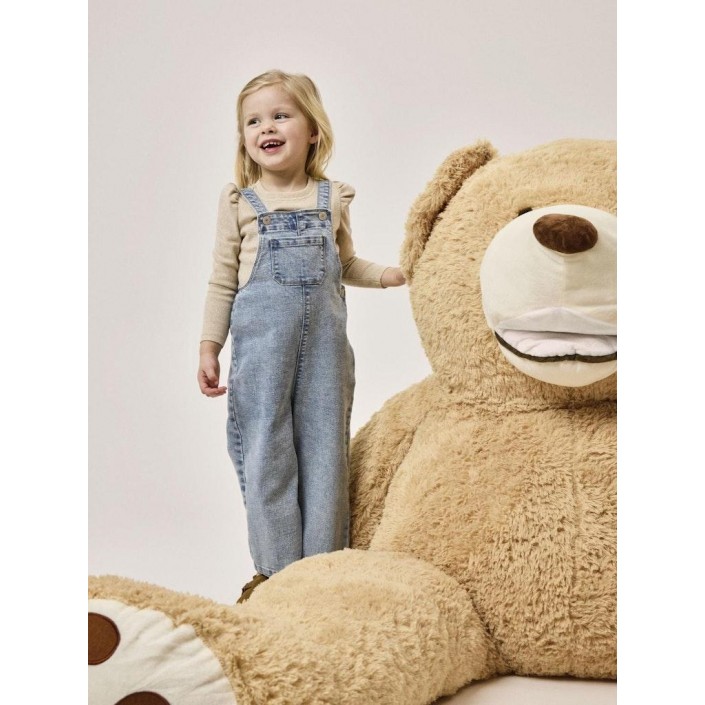 NAME IT MINI NMFSICLO LS TOP Gilded Beige | Freewear NMFSICLO LS TOP - www.freewear.nl - Freewear