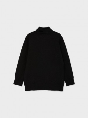 NAME IT MINI NMMRALOSO LS ROLLNECK KNIT Black | Freewear NMMRALOSO LS ROLLNECK KNIT - www.freewear.nl - Freewear