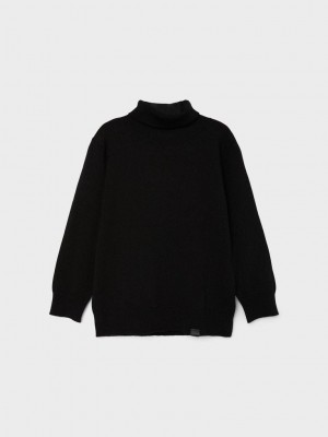 NAME IT MINI NMMRALOSO LS ROLLNECK KNIT Black | Freewear NMMRALOSO LS ROLLNECK KNIT - www.freewear.nl - Freewear